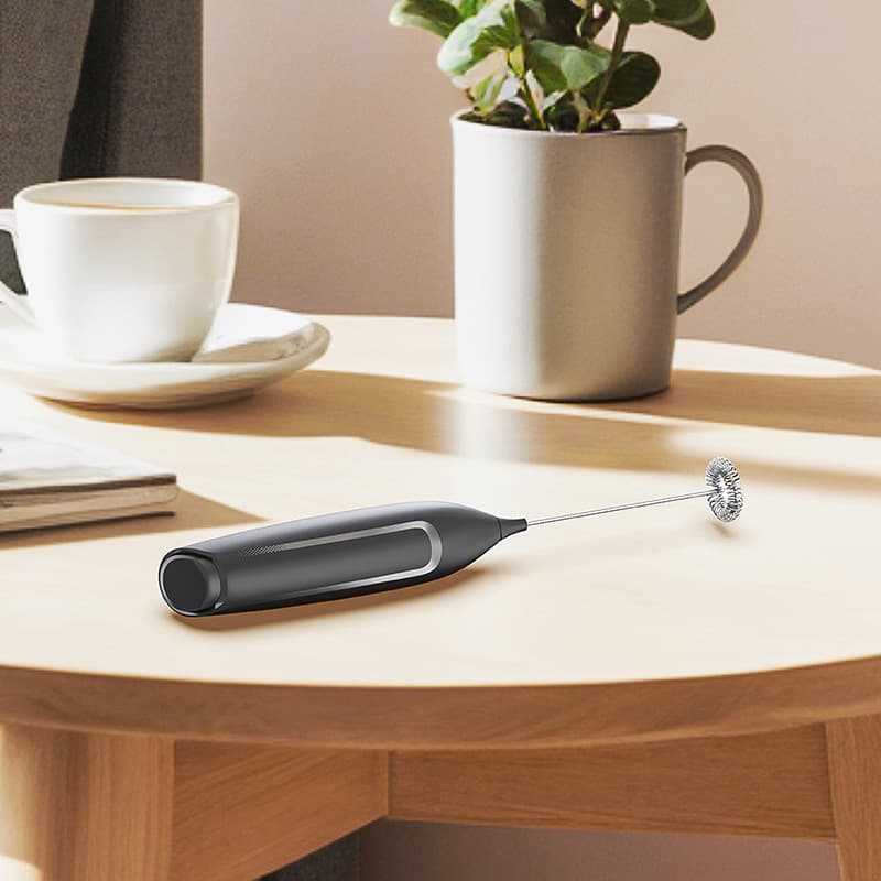 Cross-border New Electric Coffee Milk Frother Latte Automatic Milk Frother Handheld Whisk Stirring Stick