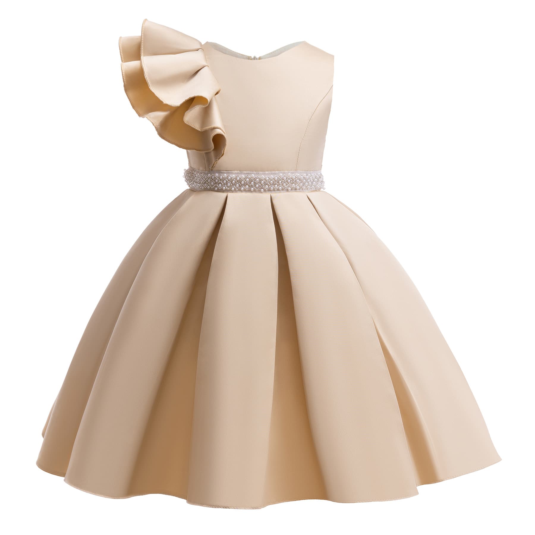 Girls Dress Cross-Border New Children's Pink Vest Dress Fashionable Princess Dress Kids Mid-Length Gown