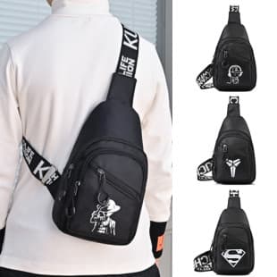 2024 New Children's Chest Bag Fashion Trendy Single Shoulder Backpack Boys Casual Versatile Crossbody Bag Cross-border Wholesale