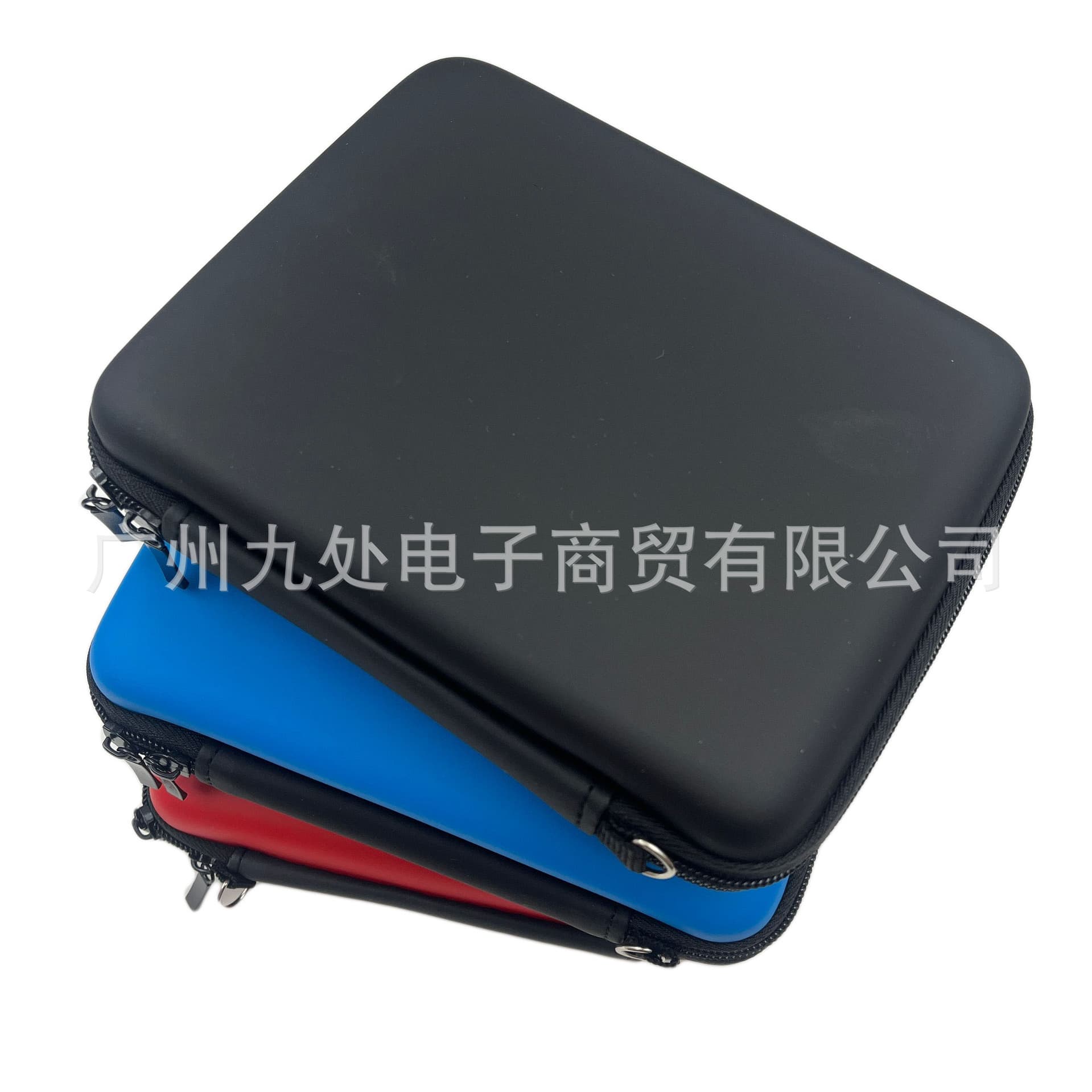 Compatible with 2DS Carrying Case 2DS Hard Case 2DS EVA Bag Protective Case Storage Bag Black Blue Red