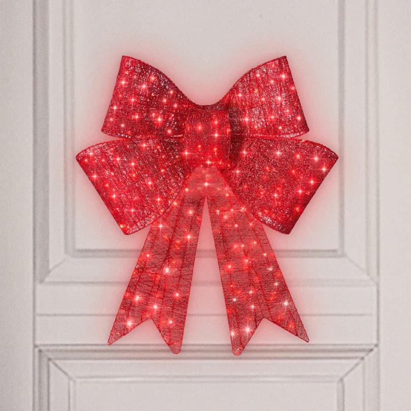 Cross-border Best Choice Products Christmas Bow Large Outdoor LED Lighting Holiday Decorations