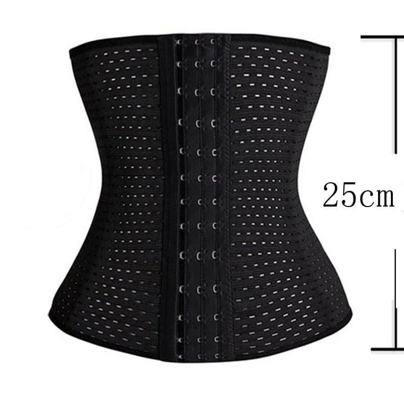 Cross-Border Exclusive Summer Thin Sport Fitness Postpartum Strong Waist Trainer Shapewear Body Shaping Breathable for Women