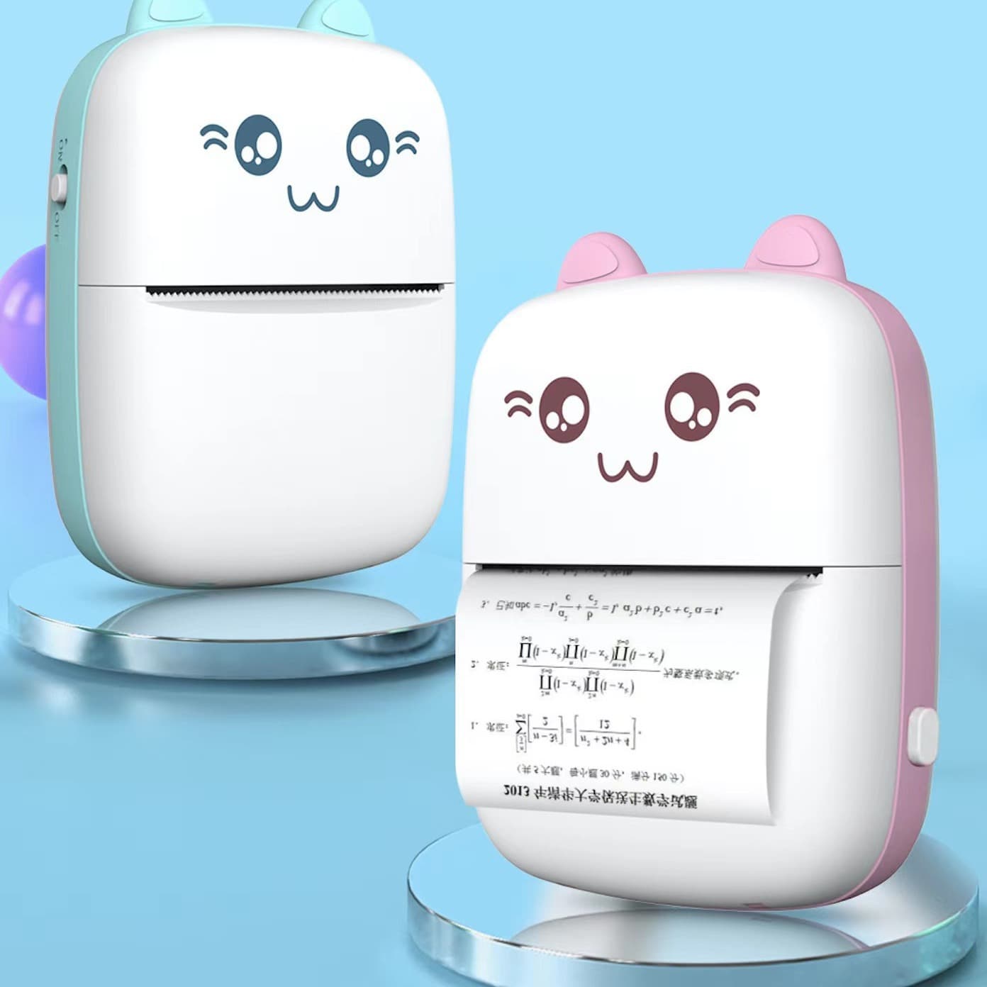 Cross-border mini printer portable wireless connectable to mobile phone small student wrong question self-adhesive label printer
