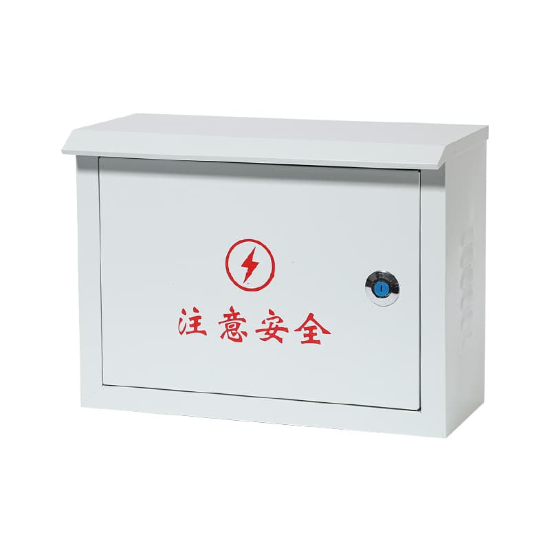 Outdoor Waterproof Power Distribution Box for Household Use, Indoor Surface-Mounted Monitoring Box, Horizontal Enclosure