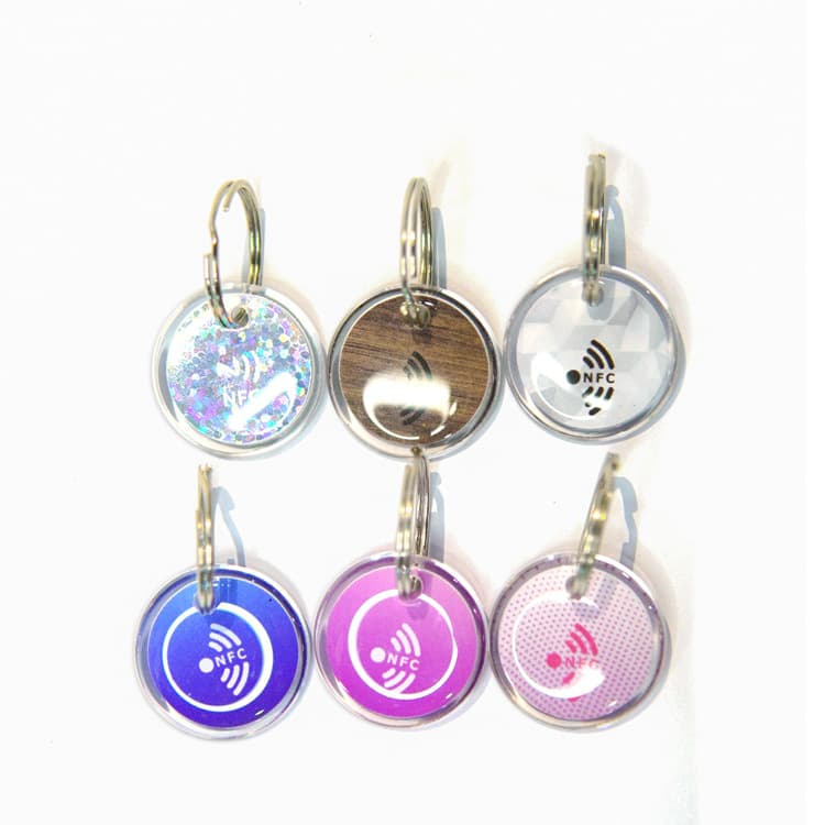QR Code Nfc Tag Dog Epoxy Nfc Pet ID QR Code Tags