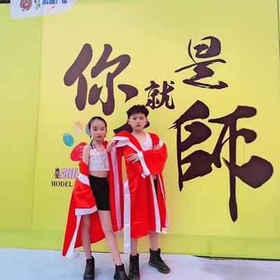 New Children's Men's and Women's Muay Thai Boxing Appearance Robe Boxer Cosplay Costume Cape Catwalk
