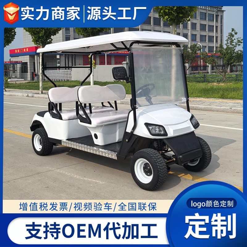 Electric Golf Cart 4-Wheel Export Fuel 2-10 Seats Golf Cart for Scenic Spots and Courses