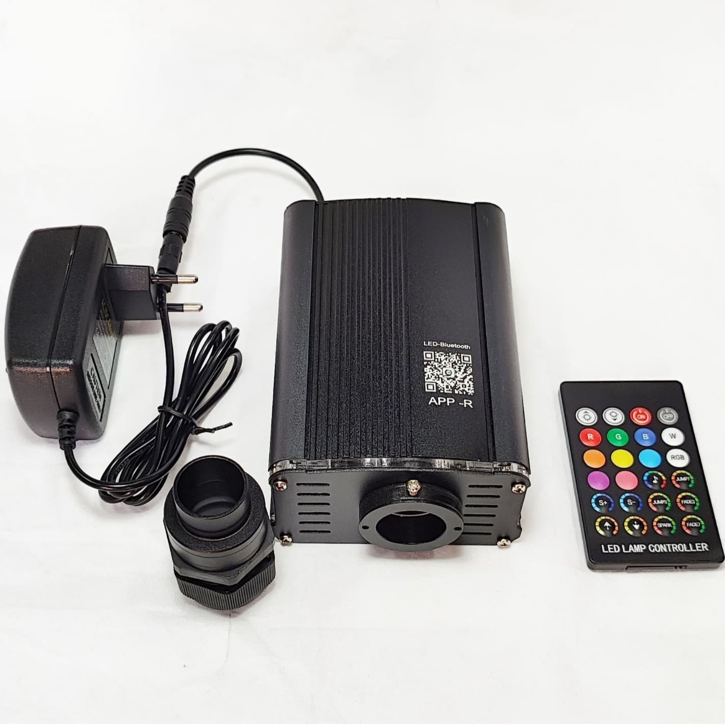 DC12V 18W Car Roof Starlight RGBW Breathing Flashing Fiber Optic Unit with Wireless Remote Control and Mobile App