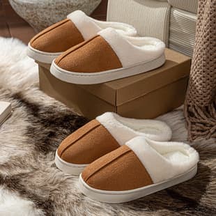 Home Cotton Slippers Women Autumn Winter Fleece Cotton Shoes Women Cotton Slippers Men Bao Tou Maternity Shoes Women Warm Shoes