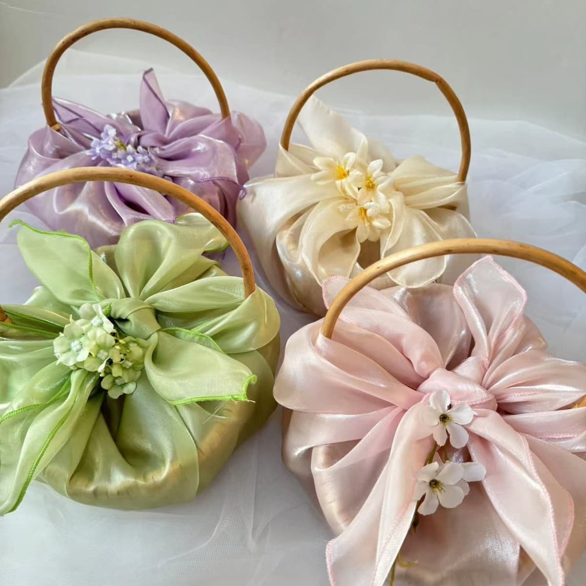 Goddess' Day high-end souvenirs, bridesmaids, groomsmen, wedding empty gift box, high-end practical furoshiki gift box