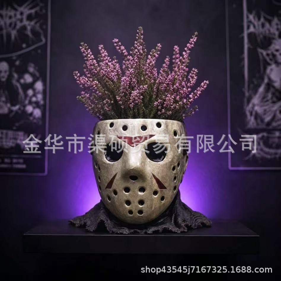 Cross-border New Hot-Selling Horror Plant Pot Resin Flower Pot Horror Character Flower Pot