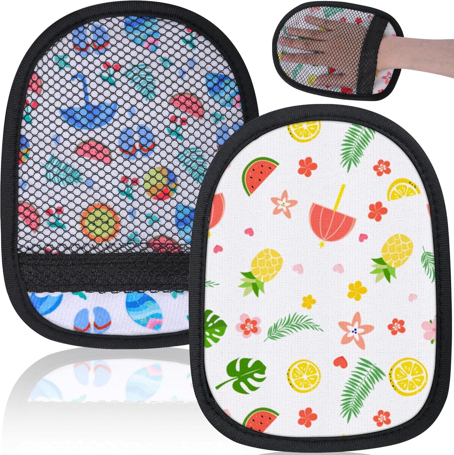 Custom Sand Wipe Gloves, Beach Sand Removal Gloves for Kids, Beach Sand Removal Bag, Quick-Dry Cleaning
