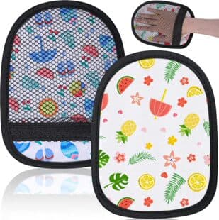 Custom Sand Wipe Gloves, Beach Sand Removal Gloves for Kids, Beach Sand Removal Bag, Quick-Dry Cleaning