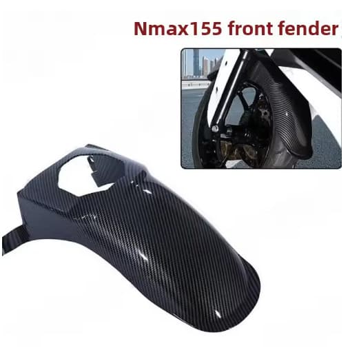 155 Extended Front Fender and Fender Kit with Carbon Fiber Hydrographic Print