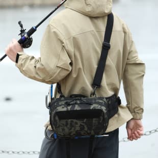 New Lure Fishing Bag Multi-Function Waist Pack Waterproof Fishing Gear Tactical Bag Single Shoulder Backpack Crossbody Bag