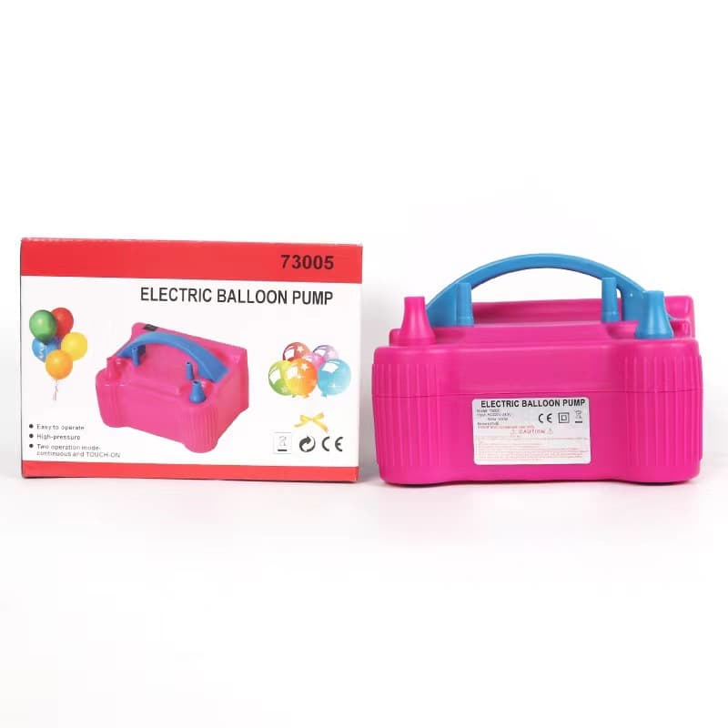 73005 Electric Balloon Machine Dual Hole Electric Balloon Pump Balloon Inflator Electric Balloon Air Pump Inflator