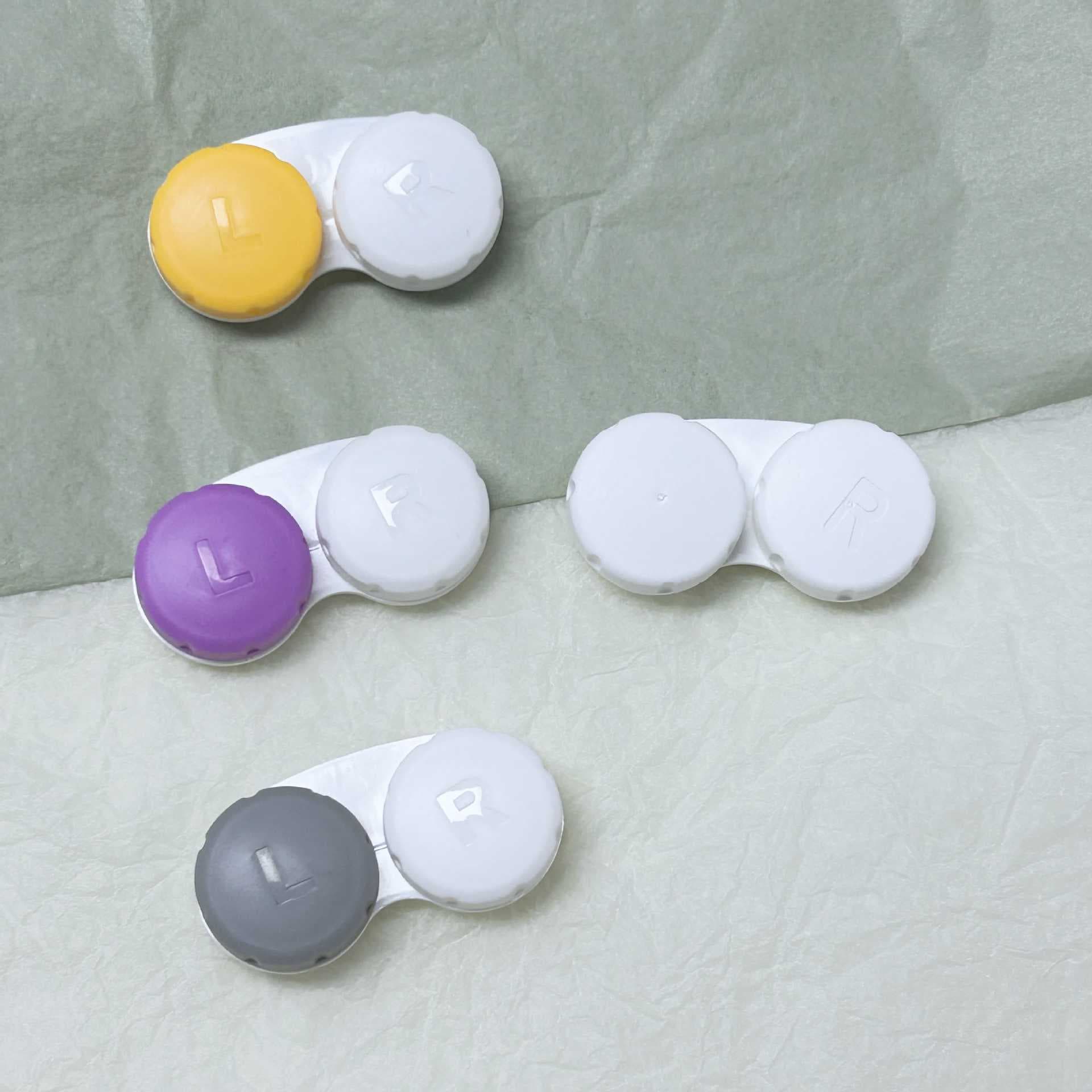 New Simple Ins Style Contact Lens Case Portable Double Case Contact Lens Case Companion Case Large Double Case 561