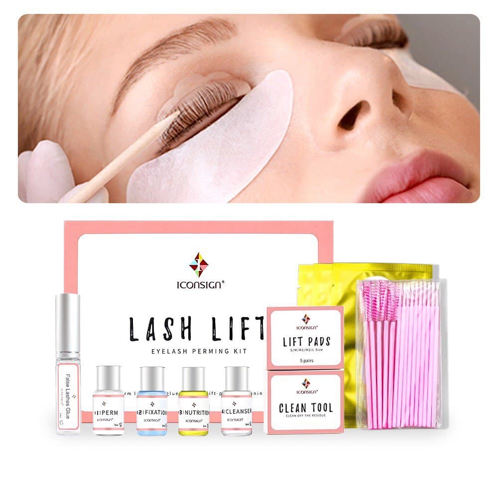 Aikexier Eyelash Perm Keratin Kit for Salon, Long-Lasting Barbie Curl, Easy Lash Lift Kit