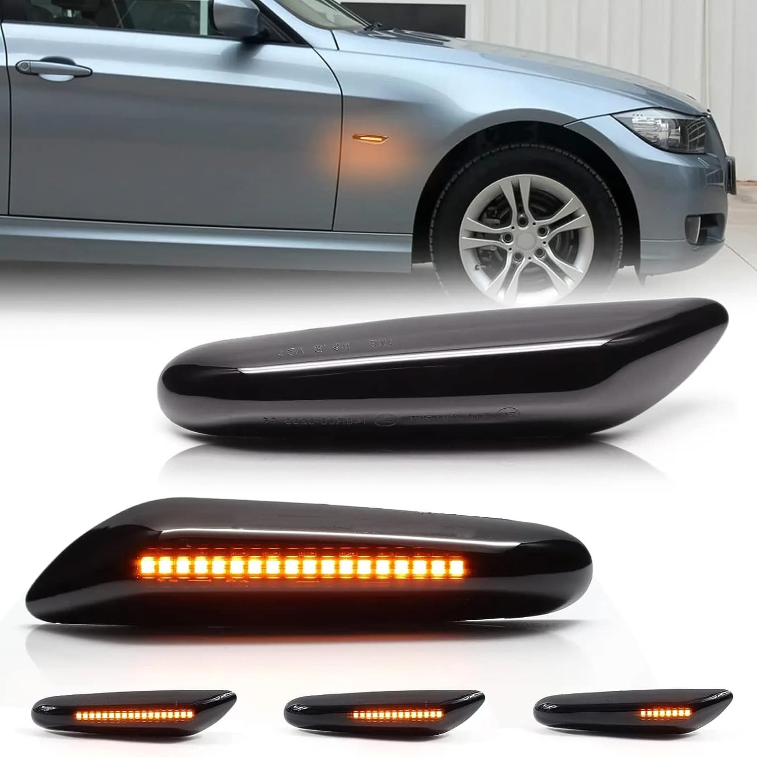 Compatible with BMW 1 Series 3 Series 5 Series E60 E82 E90 E93 E88 E84 X3 X1 Fender Light LED Sequential Turn Signal