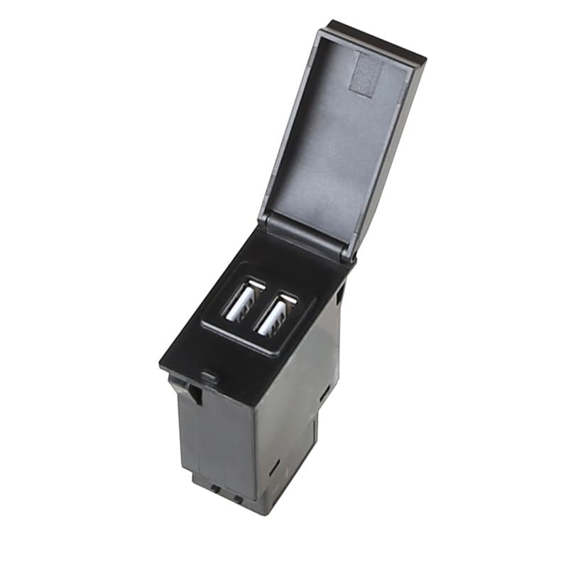 Car, truck, bus modified car usb charging port socket and mobile phone charger 12V24V car charger dual
