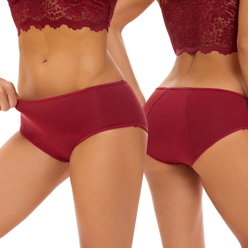 Women's Underpants Physiological Pants Menstrual High Flow Postpartum C-section Low Waist Foreign Trade Women