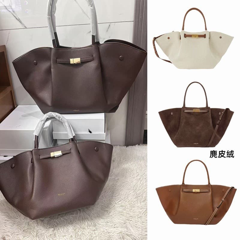 Trending Demellie New York Wing Bag Fashionable Dumpling Bag Large Capacity Handheld Tote Bag Versatile Commuter Women's Bag