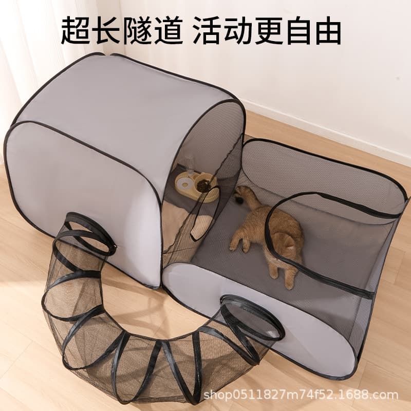 Pet Supplies Cat Nest Fence Pet Nest Cat Nest Pet Delivery Room Breathable Removable Washable Foldable Pet Cage Tunnel