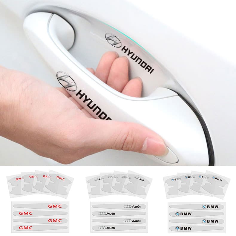 Car Door Bowl Handle Film Anti-Scratch Protective Sticker Invisible Transparent Handle Sticker Door Anti-Collision Strip Door Edge Anti-Scratch