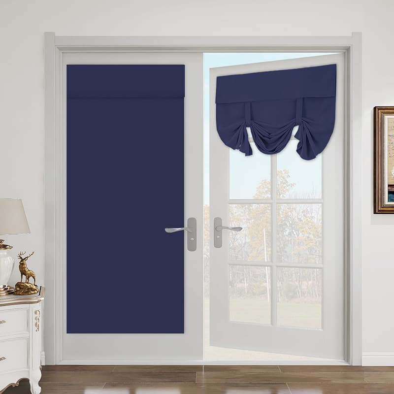 High Precision Solid Color Blackout Curtains Magic Tape Roman Blinds Home Decor