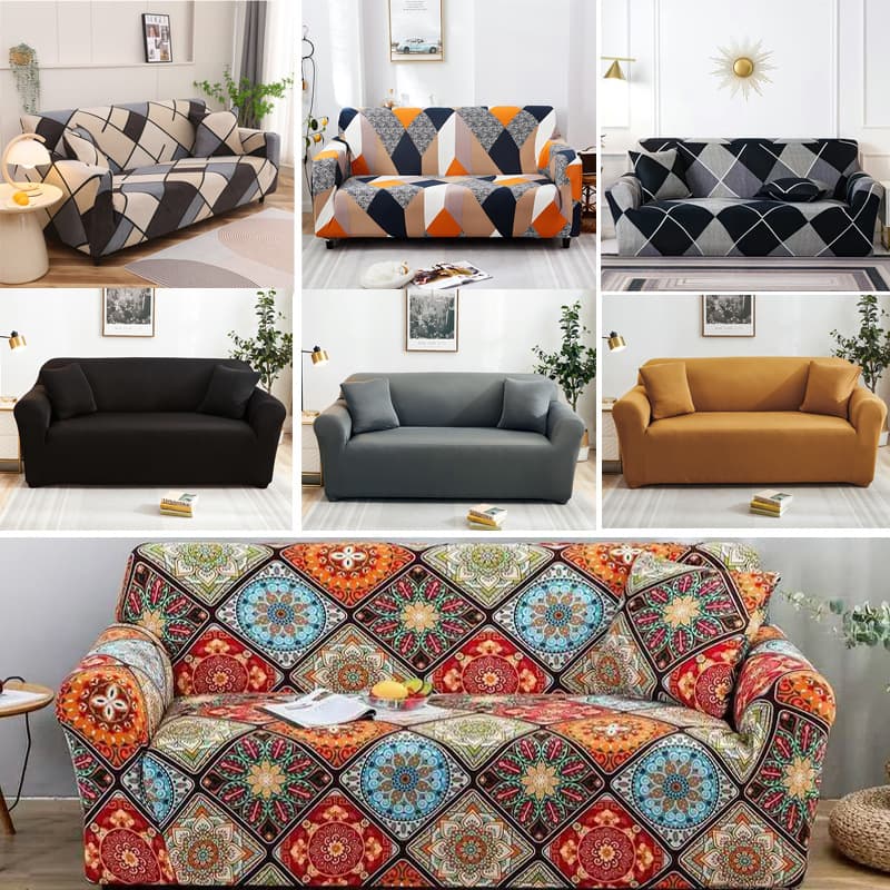 Cross-border supply, all-inclusive elastic sofa cover, non-slip tight elastic all-in-one sofa cover
