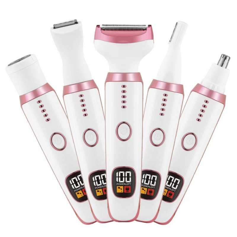 Electric Women's Hair Trimmer for Intimate Care, Multi-Function Armpit and Bikini Hair Trimmer for Shaving and Grooming