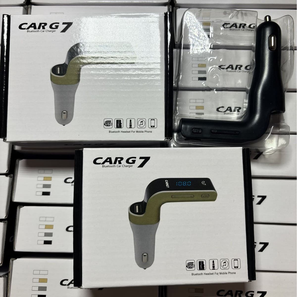 Cross-border Hot Selling G7 Car Bluetooth MP3 Music Player Bluetooth Car Charger FM Transmitter Hands-free Calling