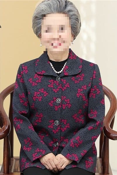 Spring Clothing for Seniors, Grandma Jackets, Elderly Apparel, Mother's Clothing, Autumn and Winter Tops, Women's Suits