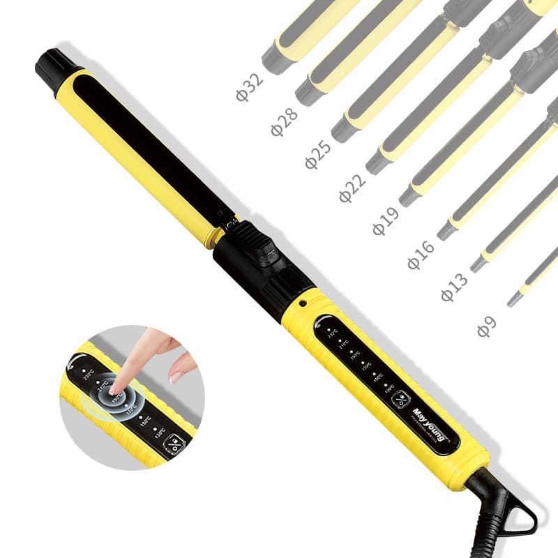 Mayyoung M606 Touch Screen Curling Iron Electric Curling Wand Hair Styling Tool for Wedding Photography Makeup Artists