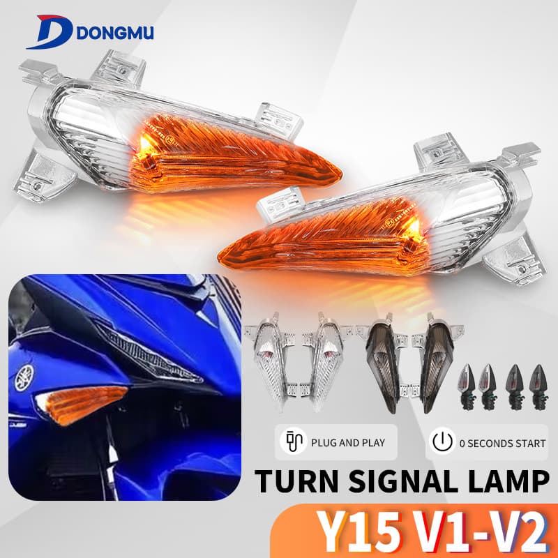 Motorcycle Yamaha Y15ZR V1 V2 Signal Light Turn Signal 150 Front and Rear Signal Light Modification for Export