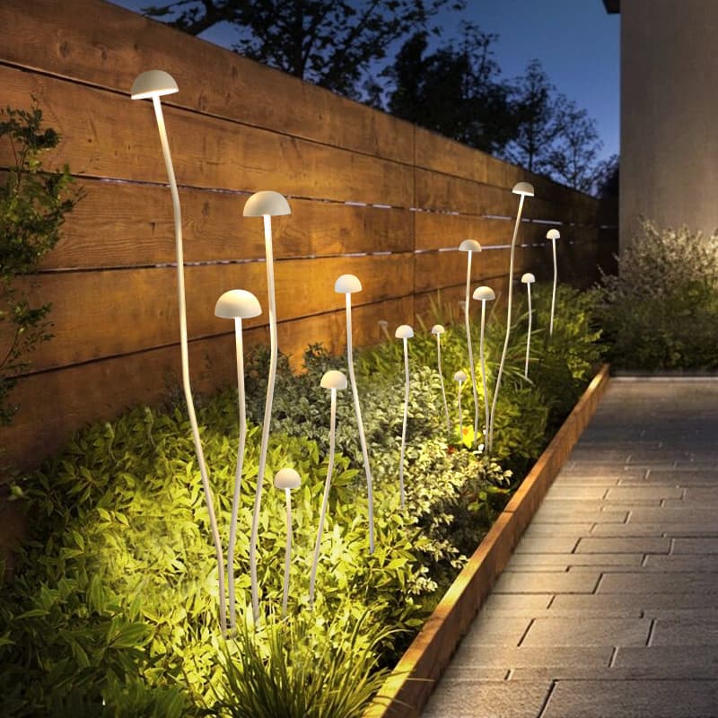 Mushroom Lawn Light Garden Light B&B Atmosphere Light Villa Flower Bed Decorative Light Outdoor Waterproof Courtyard Lawn Light