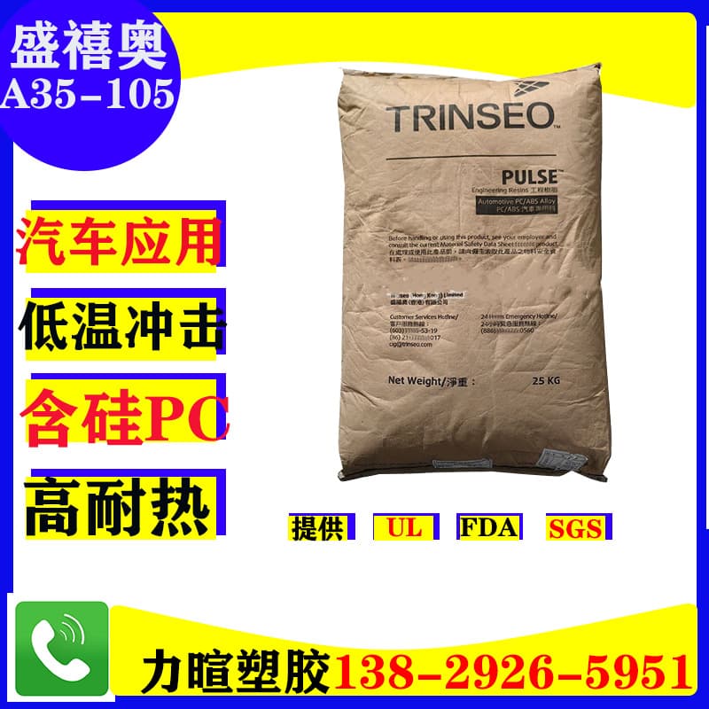 Trinseo PC/ABS plastic PULSE A35-105 A35-110 low temperature impact resistant automotive parts application