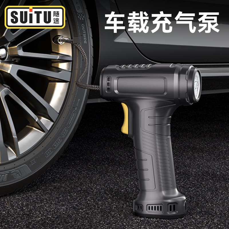 High-power Wireless Electric Car Tire Inflator Pump Automobile Accessories Durable Portable Air Compressor For Vehicles