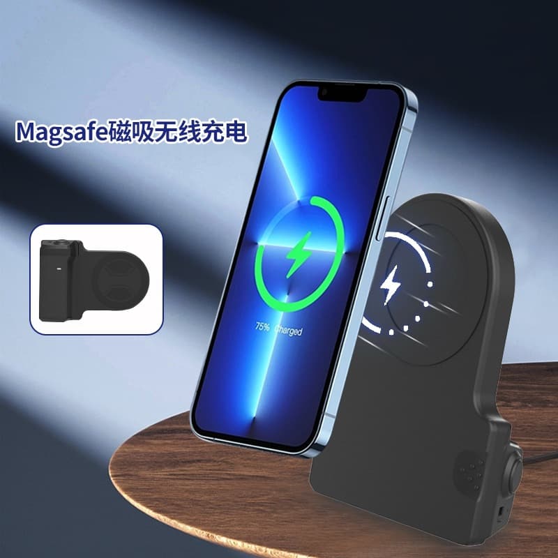 Magnetic mobile phone holder, Selfie, Bluetooth camera shutter handle, photo holder, Magsafe desktop wireless charging