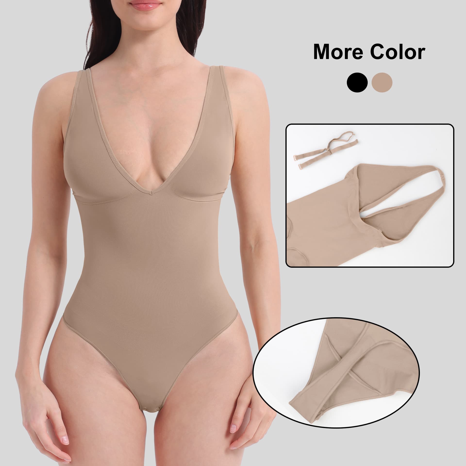 Cross-border high-quality one-piece body-shaping garments sexy halter-neck beautiful back suspender corset body-shaping body-shaping bodysuit for outer wear