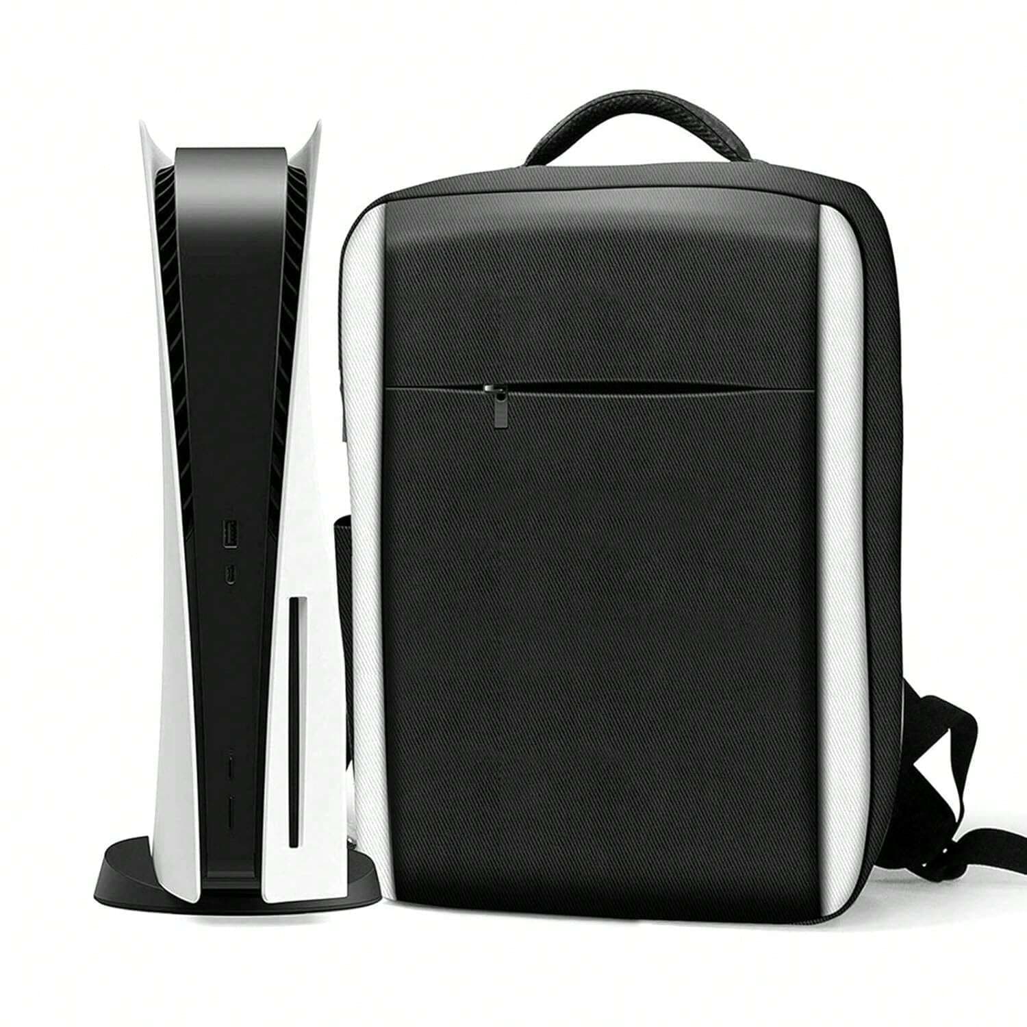 PS5 Gaming Console Backpack, Playstation5 Pro/Slim Console Base Controller Storage Bag