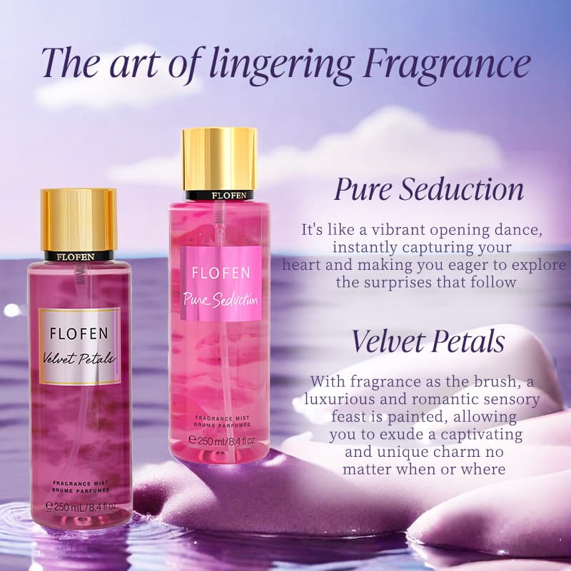 Popular FLOFEN foreign trade Vitol perfume 250ml flower season body spray women's long-lasting fragrance Southeast Asia