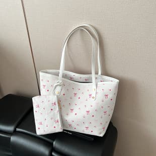 Aesthetic Large Capacity Daily Commute Student Class Versatile Tote Bag Shoulder Armpit Bag Casual Handheld Bag Women Bag