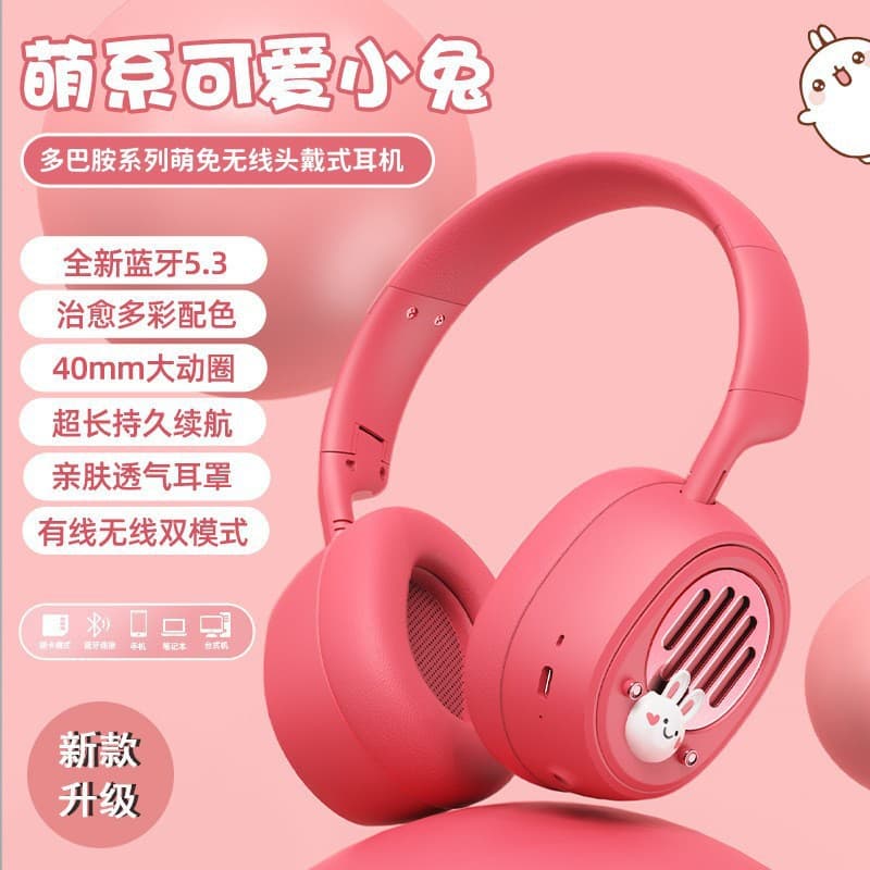 KE-24 Over-Ear Bluetooth Headphones, Long Standby Battery Life, 5.3 Stereo High-Quality Wireless Bluetooth Headset