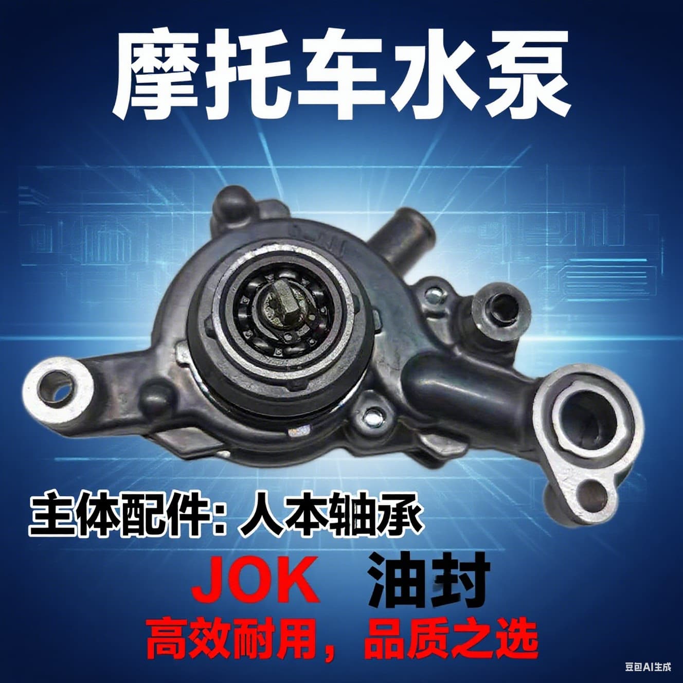 2DP-E2420-01 is suitable for Yamaha N MAX, AROX motorcycle water pump