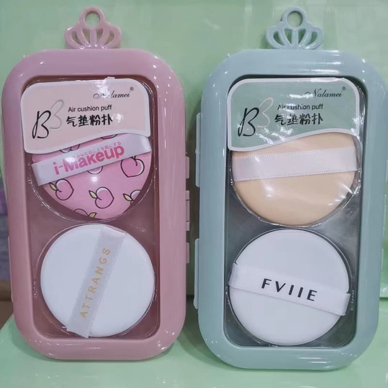 Makeup Puff Beauty Tool Supply Cosmetic Puff Individually Wrapped Beauty Dry and Wet Dual-Use Makeup Puff 2 Yuan Store Source