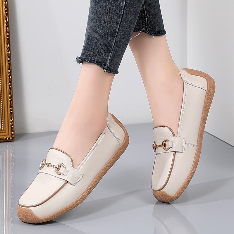 Summer Bestseller Cross-Border Plus Size Women's Casual Daily Comfort Slip-On Loafers for Moms