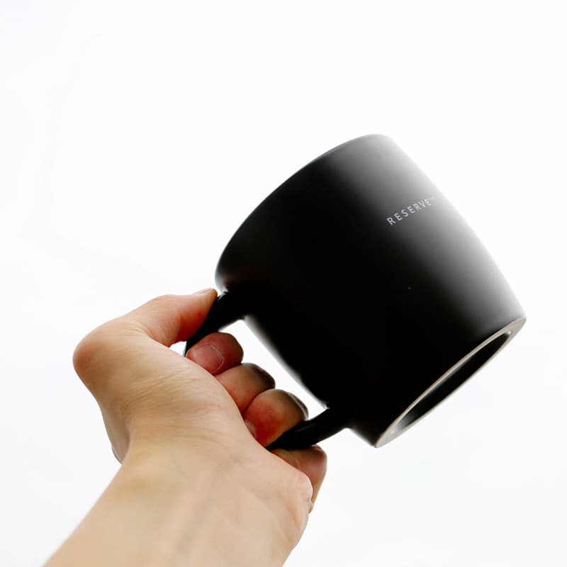 40th anniversary engraved creative lidded mug with spoon, matte ceramic large coffee cup for couples.