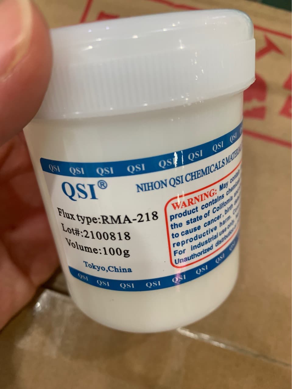 RMA-218 Soldering Flux, Soldering Oil, Lead-free BGA Soldering Paste, Repair Rosin Flux, No-wash Soldering Oil 100g