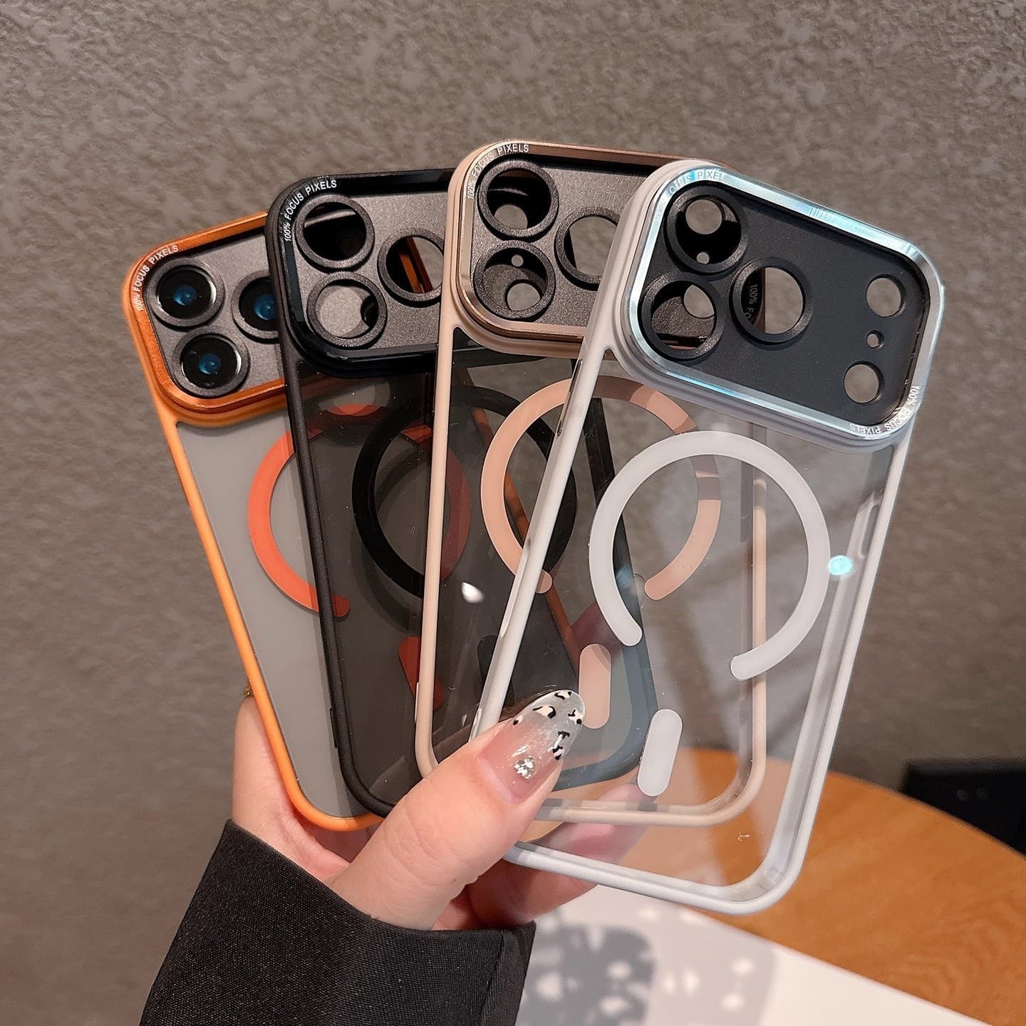 New Skin-Feel Magnetic Case Compatible with iPhone 17 Pro Max, iPhone 16 Premium Transparent Case, 14 PM